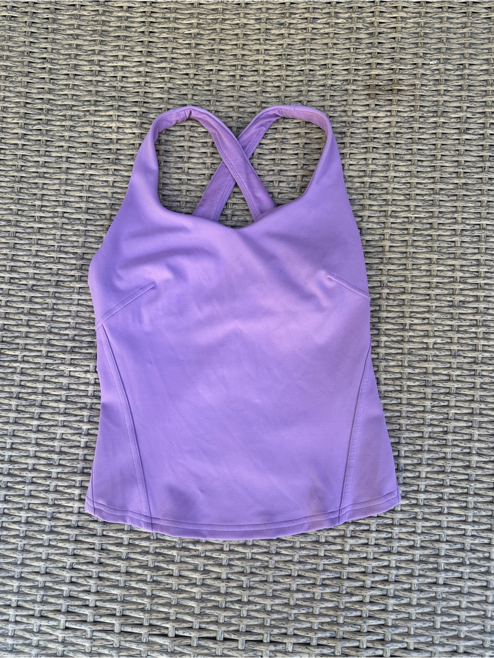 Lululemon crossed back workout top